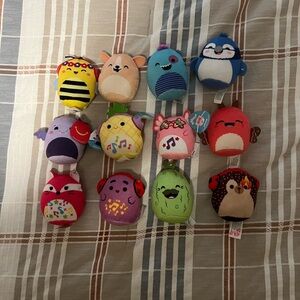 Squishmallow Mini Lot 12 Total Some With Tags